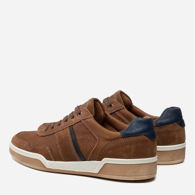 Sneakersy męskie skórzane do kostki Imac 151900 24532/009 42 27 cm Brązowe (1519000420354) - obraz 3