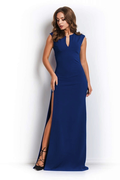Длинное облегающее платье FirstWoman S синий 43344807 от продавца ...