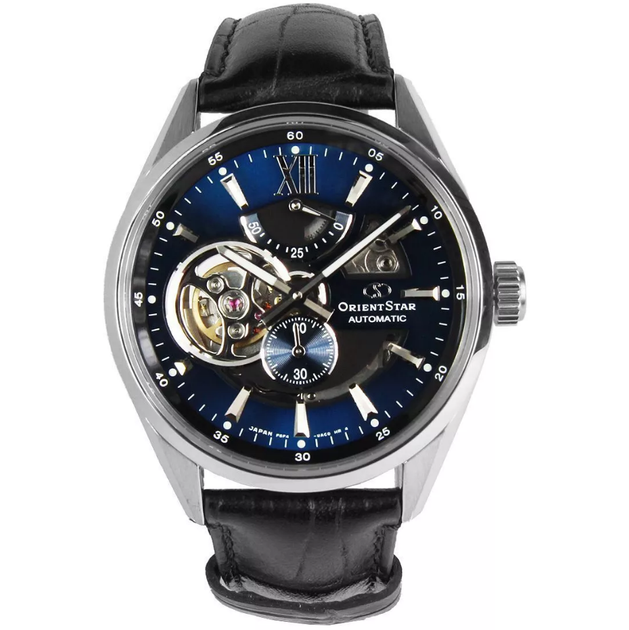 Мужские прочные наручные часы Orient RE-AV0005L00B Серебро\Синий – фото ...