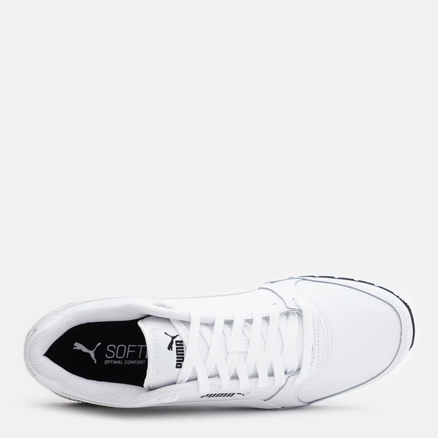 Buty sportowe męskie skórzane na platformie do kostki Puma St Runner V3 L 38485501 46 (11UK) 30 cm Białe (4064536339498) - obraz 6