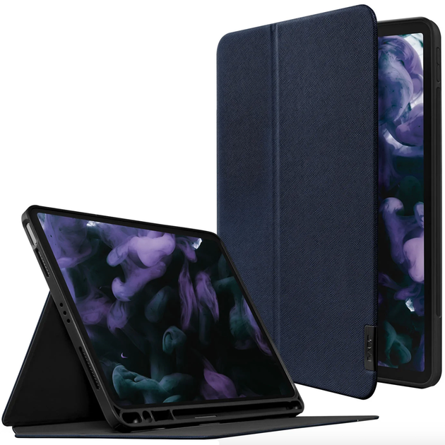 Чехол-книжка Laut Prestige Folio with Pencil Slot for iPad 10.9 2022, Navy (L_IPD22_PR_BL) - изображение 4