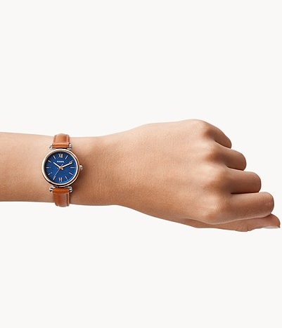 Женские наручные часы Fossil ES4701 Золото / Коричневый - изображение 2