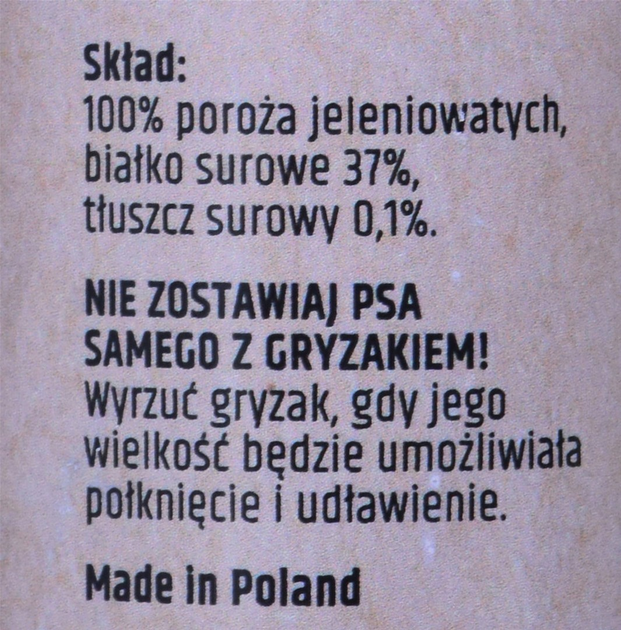 Gryzak dla psów z poroża jelenia 4Dogs XXL (hard) (5906660134886) - obraz 3