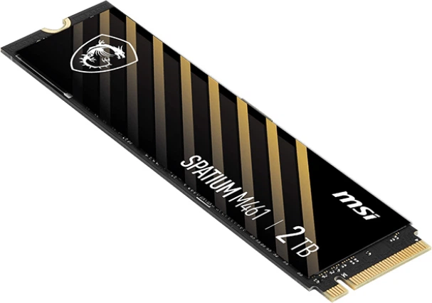 SSD диск MSI Spatium M461 2 TB NVMe M.2 2280 PCIe 4.0 x4 QLC (S78-440Q550-P83) - Фото 3 SSD диск MSI Spatium M461 2 TB NVMe M.2 2280 PCIe 4.0 x4 QLC (S78-440Q550-P83) - зображення 3