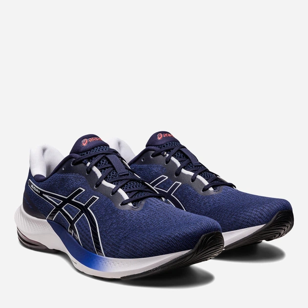 Чоловічі кросівки для бігу ASICS Ge-Pulse 14 1011B491-404 42.5 27 см Синій/Білий (4550456303157) - зображення 2