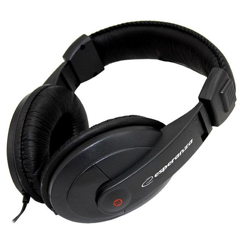 Наушники проводные Esperanza Headphones EH120 2м Black - Фото 2 Наушники проводные Esperanza Headphones EH120 2м Black - изображение 2