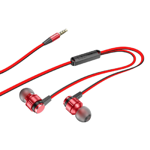 Наушники HOCO Platinum built-in microphone M85 red - изображение 2
