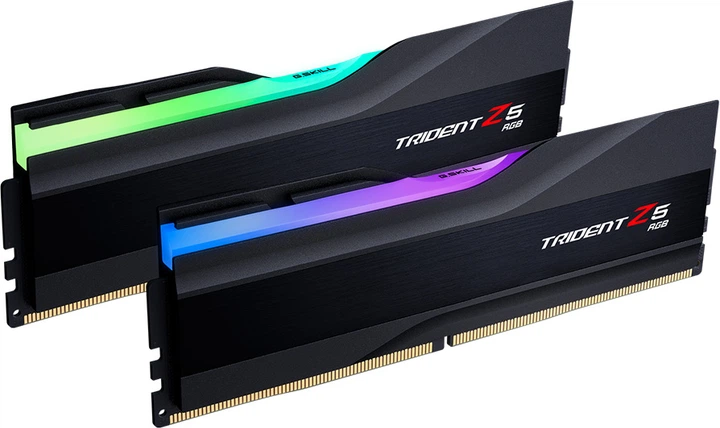 Pamięć RAM G.Skill DDR5-8000 32768MB PC5-64000 (Kit of 2x16384) Trident Z5 RGB Black (F5-8000J3848H16GX2-TZ5RK) - Zdjęcie 2 Pamięć RAM G.Skill DDR5-8000 32768MB PC5-64000 (Kit of 2x16384) Trident Z5 RGB Black (F5-8000J3848H16GX2-TZ5RK) - obraz 2
