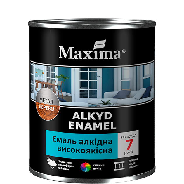 Емаль алкідна високоякісна світлий горіх 0.7 кг – фото, отзывы ...