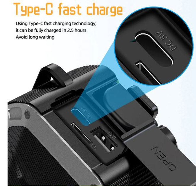 Портативный Аварийный Радиоприемник (радио) + фонарь и павер 5000mAh Kayinow 580F-Gray - изображение 6