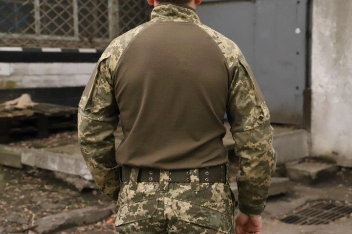 Тактична рубашка УБАКС. Бойова сорочка UBACS з довгим рукавом (піксель) розмір 64 (BEZ-2210) - изображение 2