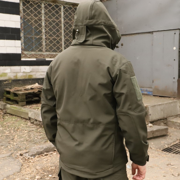 Тактична куртка Softshell. Куртка Софтшелл Haunt-Hanter. Розмір 46 олива (0016К-О) - зображення 2