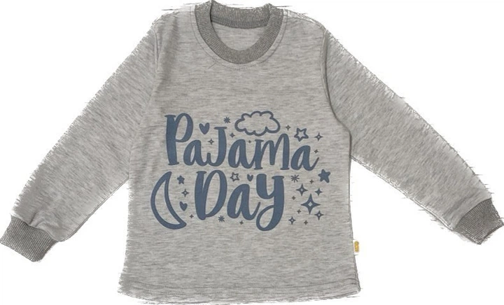 Піжама "Life pajamas" інтерлок сіро-синя ЛІО 104 - Фото 2 Піжама "Life pajamas" інтерлок сіро-синя ЛІО 104 - зображення 2