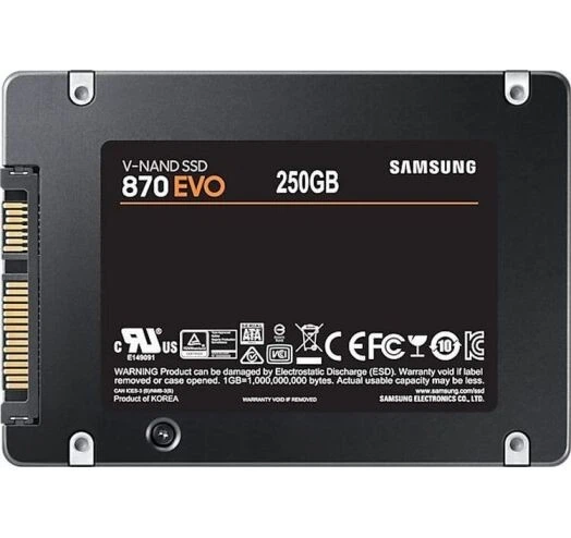 SATA 250ГБ EVO 870 Samsung накопичувач SSD 2台セット SSD 250GB EVO 870 Samsung III MZ-77E250B inch 2.5 内蔵型SSD