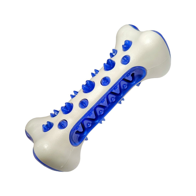 Косточка резиновая для собак TOOTH BRUSH DOG игрушка зубная щетка синий ...
