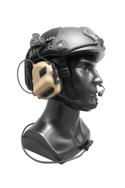 Активные наушники EARMOR M32H for ARC Helmet Rails койот - изображение 1
