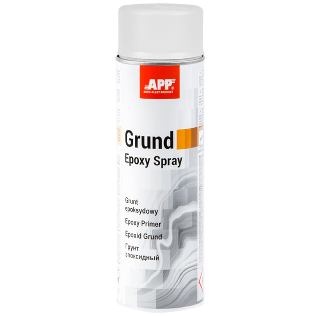 Эпоксидный аэрозольный грунт APP Grund Epoxy 500 мл светло-серый – фото ...