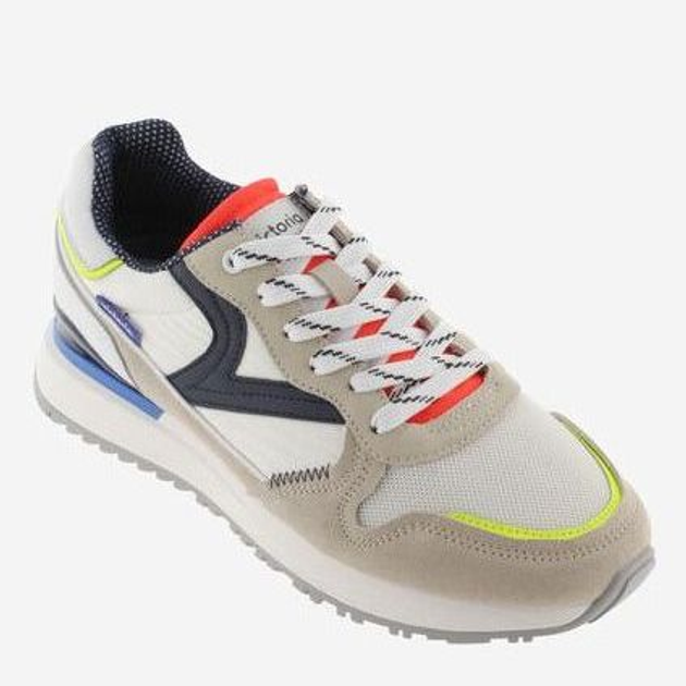 Buty sportowe męskie z siatką na platformie do kostki Victoria 8802106-20 41 27 cm Beżowe (8433101215561) - obraz 2