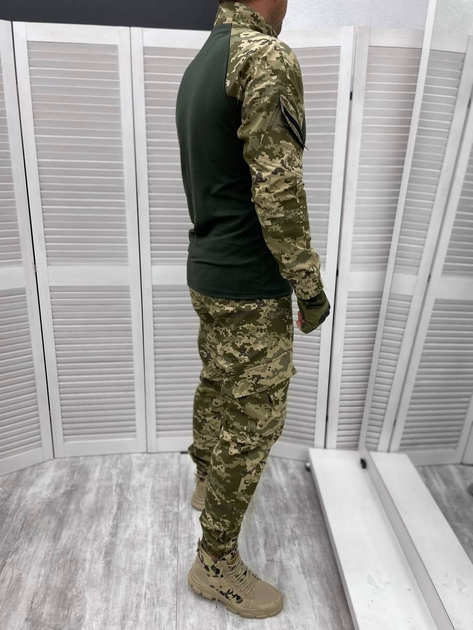 Тактичний військовий костюм Naval ( Убакс + Штани ), Камуфляж: Піксель ЗСУ, Розмір: XL - зображення 2
