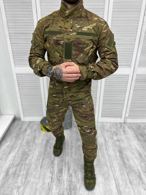 Тактический военный костюм Уставной ГОСТ ( Китель + Штаны ), Камуфляж: Мультикам, Размер: XXL - изображение 1