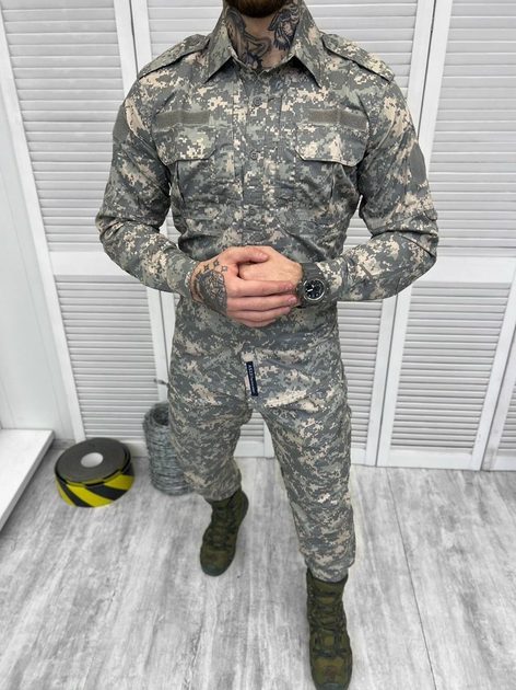 Тактичний військовий костюм 5.11, ( Китель + Штани ), Камуфляж: Піксель НАТО, Розмір: XL - зображення 1