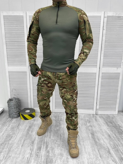 Тактичний військовий костюм Nation, ( Убакс + Штани ), Камуфляж: Мультикам, Розмір: M - зображення 1
