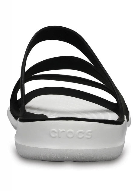 Женские шлепанцы Crocs Swiftwater Sandal 38 (EU 38-39) черный/белый 203998 - Фото 5 Женские шлепанцы Crocs Swiftwater Sandal 38 (EU 38-39) черный/белый 203998 - изображение 5