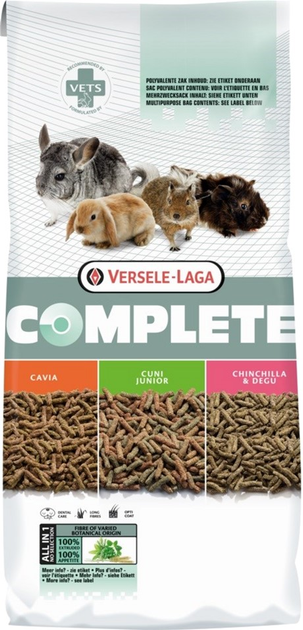 Karma dla świnek morskich VERSELE-LAGA Complete Cavia 8 kg (5410340615225) - obraz 1