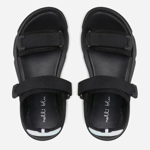 Sandały dziecięce dla dziewczynki Nelli Blu CSS20397-02 34 Czarne (5904862641874) - obraz 5