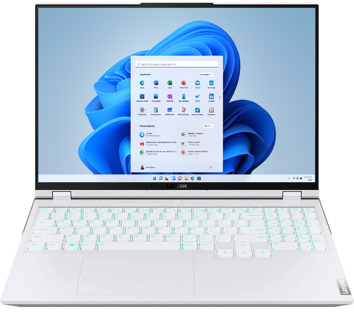 Ноутбук Lenovo Legion 5 Pro 16ARH7H (MOBLEVNOTMB17) Glacier White - зображення 1