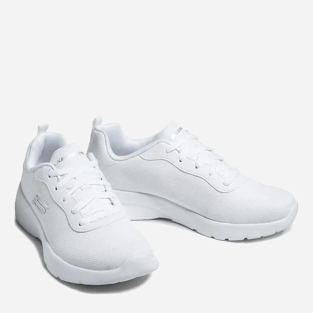 Buty sportowe damskie z siatki do kostki lekkie Skechers 88888368 WHT 41 (11US) 28 cm Białe (5904862511320) - obraz 3
