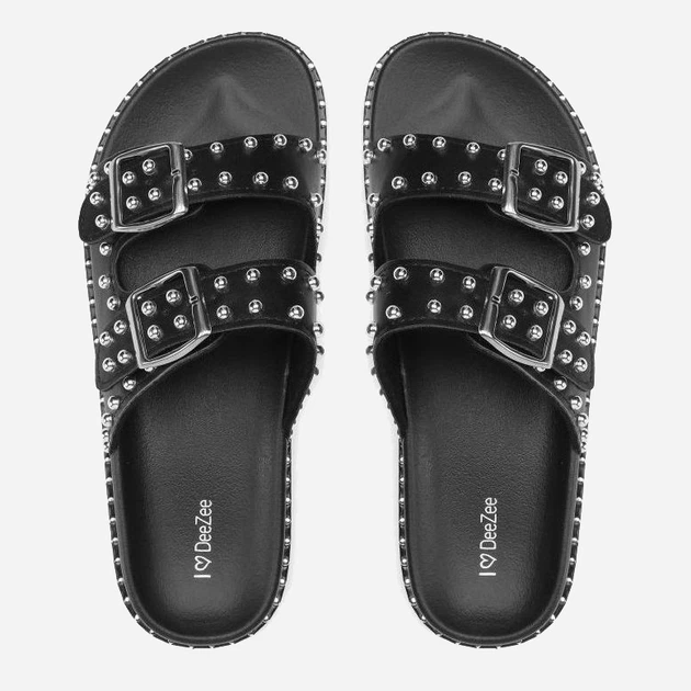 Klapki Damskie DeeZee TS5275-01 36 (23 cm) Czarne (5904862524702) - obraz 6