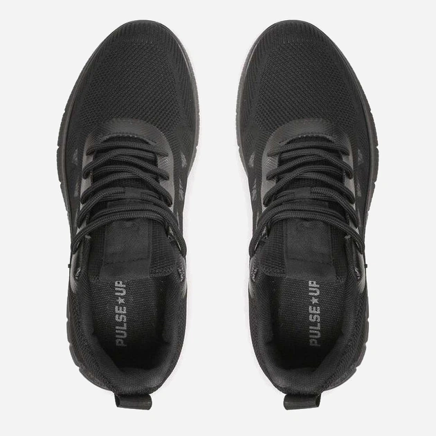 Buty sportowe męskie z siatki na platformie do kostki oddychające Pulse Up MC-XX80 42 27 cm Czarne (5904862611495) - obraz 5