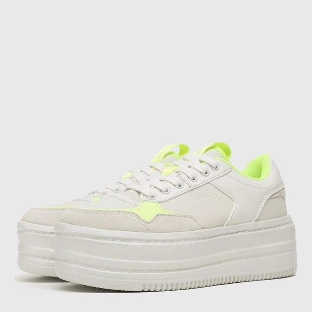 Sneakersy damskie Sprandi Entire Platform WP40-22168Y 40 25 cm Beżowe (5904862628530) - obraz 2