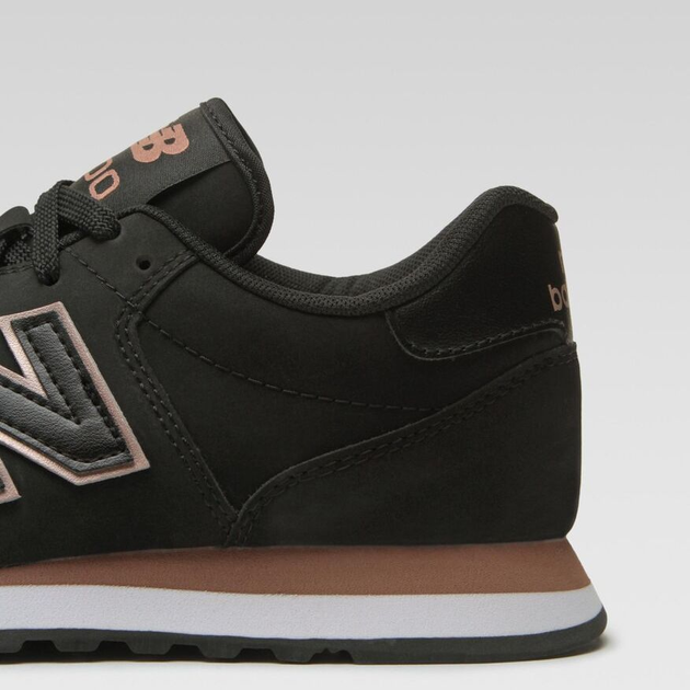Buty sportowe damskie z siatką na platformie do kostki New Balance 500 GW500BR 39 25.8 cm Czarne z brązowym (5904862462059) - obraz 4