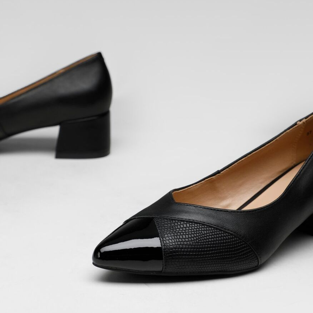 Półbuty damskie Sarah Karen WYL3406-2Z 37 (25.6 cm) Czarne (5904862500959) - obraz 3