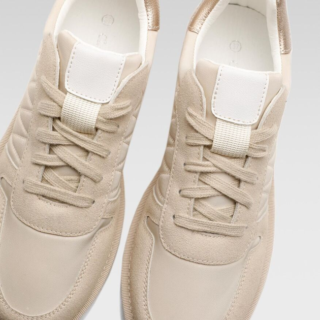Sneakersy damskie Clara Barson Hester WS21182-01 37 23.9 cm Beżowe (5904862557243) - obraz 3