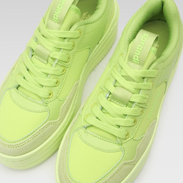 Sneakersy damskie Sprandi Entire Platform WP40-22168Y 40 25 cm Zielone (5904862628363) - obraz 3