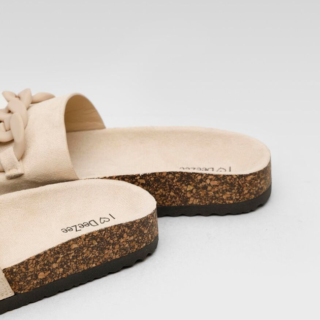 Жіночі шльопанці DeeZee WSLS19-20 41 (26.5 см) Beige (5904862702315) - зображення 5