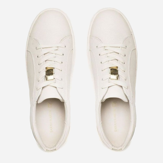 Sneakersy damskie niskie Sarah Karen WI16-CARSON-01 40 (26.3 cm) Białe (5904862747446) - obraz 5