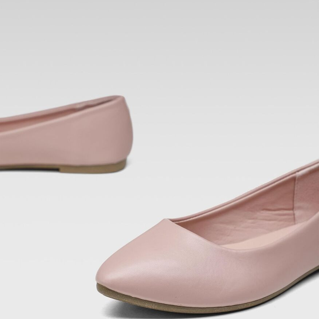 Baleriny damskie Bassano Emily ESLC032677-01 37 23.7 cm Różowe (5904862747965) - obraz 3