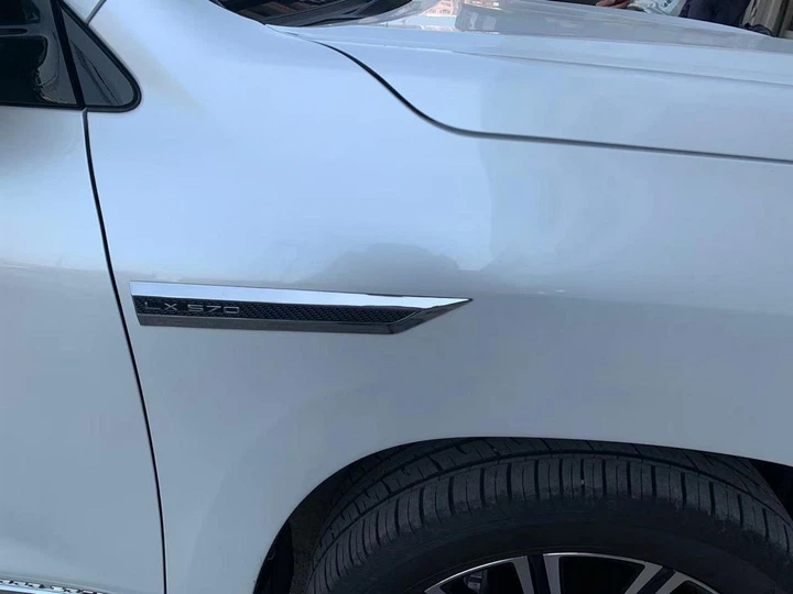 Комплект шильдиків під карбон (4 шт) для Lexus LX570/450d dd74367 - изображение 6