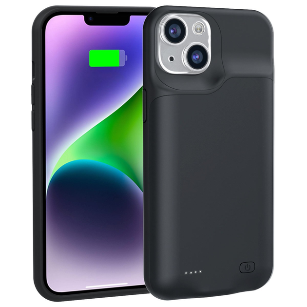 Чехол-зарядка iBattery для iPhone 14 Plus Slan 6500 mAh black – фото ...