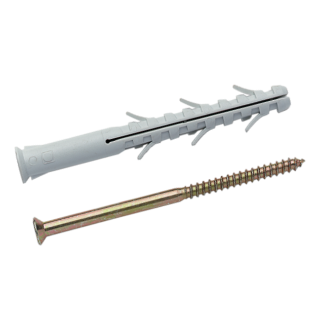 Дюбель з шурупом 10х80 APS-C с п/г нейлон М Steelfix 100 шт (040246 ...