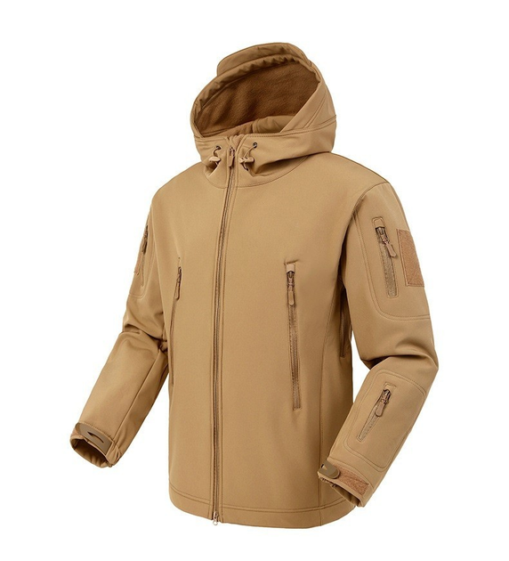 Костюм тактический софтшелл Softshell coyote (койот) Размер XXL - изображение 2