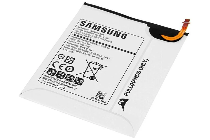 Акумулятор Samsung Galaxy Tab E 9.6 T561/T560/EB-BT561ABE, 5000 mAh Original PRC - Фото 5 Акумулятор Samsung Galaxy Tab E 9.6 T561/T560/EB-BT561ABE, 5000 mAh Original PRC - зображення 5