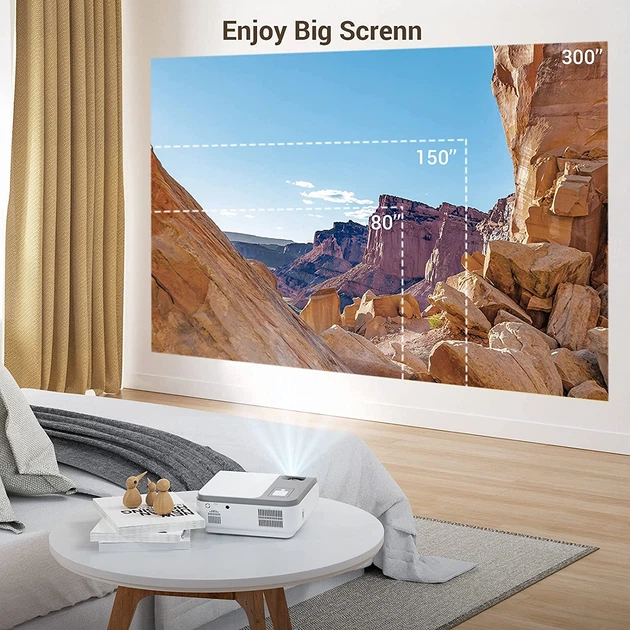 Мультимедийный домашний проектор Wimius W1 Full HD 8500 Лм Wi-Fi Bluetooth - изображение 3