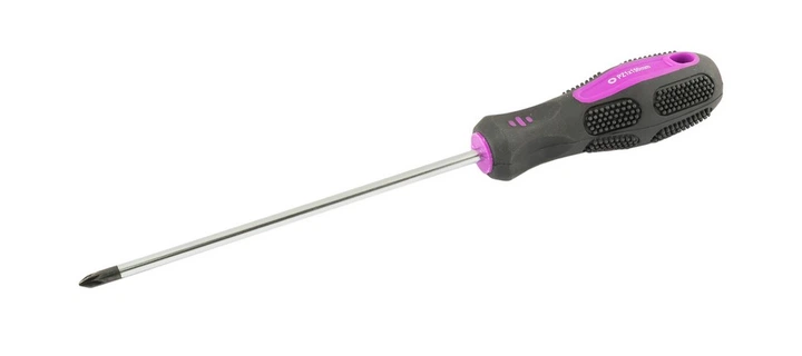 Отвёртка крестовая магнитная MASTERTOOL PZ1х150 мм ручка с TPR покрытием 48-5715 - Фото 1 Отвёртка крестовая магнитная MASTERTOOL PZ1х150 мм ручка с TPR покрытием 48-5715 - изображение 1