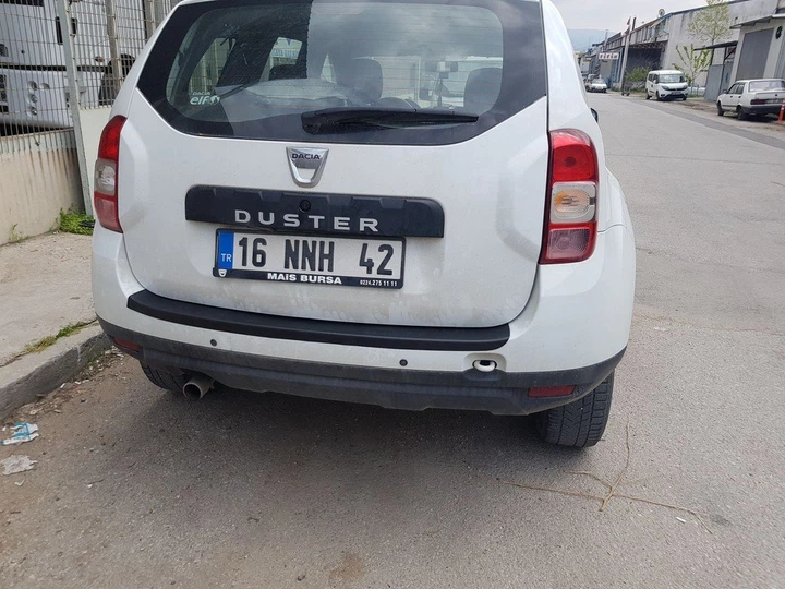 Накладка на задній бампер EuroCap (ABS) для Dacia Duster 2008-2018 рр - зображення 4