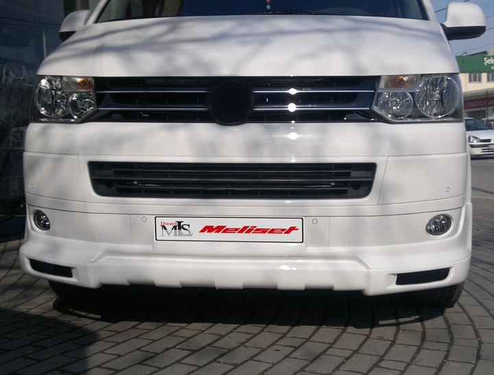 Накладка на передній бампер Sport 2 (під фарбування) для Volkswagen T5 2010-2015 рр - зображення 2